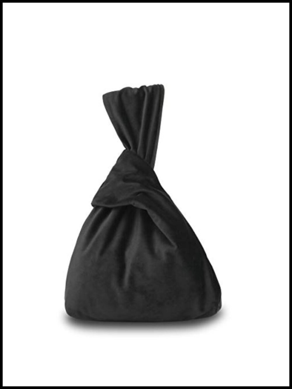 Velvet Knot Clutch Evening Bag Wristlet Purse Wedding Prom